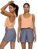 American Apparel Chambray Woven Cuff Short