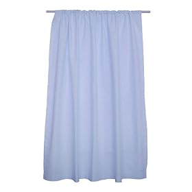 Tadpoles Basic Solid Blue 2-pc. Set  84" Curtain Panels