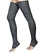 Dahlia Women's Wool Blend Thigh High Leg Warmers - Pattern or Solid Color