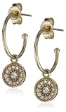 Mizuki 14k Earring Baby Hoop 14k Charm Evil Eye Diamond Mizuki 14k Earring Baby Hoop 14k Charm Evil Eye Diamond