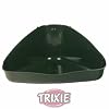 Corner toilet for small animal cages, 36 � 21 � 30/30 cm