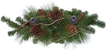 32" Pistol Pine With Candle holders Christmas Centerpiece #MC-7454
