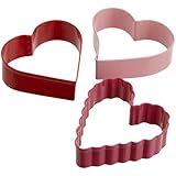 Wilton 3 Piece Hearts Cutter Set