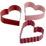 Wilton 3 Piece Hearts Cutter Set $9.99
