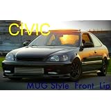 1999-2000 Honda Civic Ek JDM MUG Style Pu Front Bumper Lip 2dr 3dr 4dr by EAXIRACING
