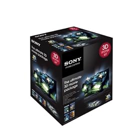 Sony 3D 2x Glasses and 4x Discs Bundle Kit