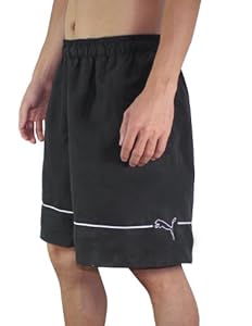 Puma Mens High Performance Athletic Sports Shorts with Brief Lining XXL Black