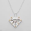 Necklace With 1.10ctw Precious Stones - Genuine Citrines and Garnets Crafted in 925 Sterling silver. Total item weight 10.0g Length 16in