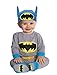 DC Comics Gray Batman Onesie And Headpiece