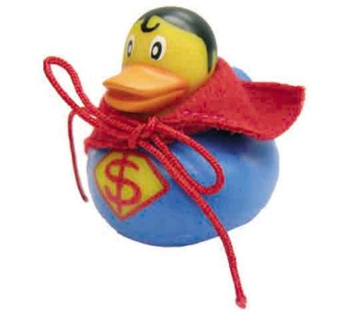 PT SY9732 Deco duck Superman; H&ouml;he ca. 6cm