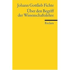 �ber den Begriff der Wissenschaftslehre oder der sogenannten Philosophie.