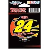 #24 JEFF GORDON 2009 NEW DESIGN 3 INCH ROUND DECAL