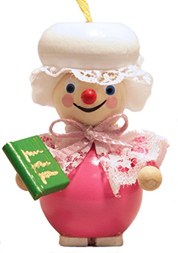 Steinbach the Grimm’s Grandma with Book German Wooden Christmas Ornament Steinbach the Grimm’s Grandma with Book German Wooden Christmas Ornament