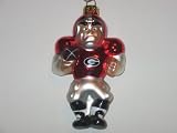 GEORGIA BULLDOGS 3.5 NCAA Football Player Christmas Ornament