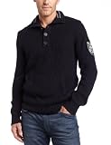 Nautica Mens Willamette Pullover Sweater, Class Navy, Medium