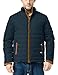 ZSHOW Men's Winter Double Hooded Thicken Quilted Cotton Jacket(Navy,X-Large)
