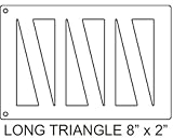 Review Pastry Design Group  / Tuile Template, Long Triangles 8