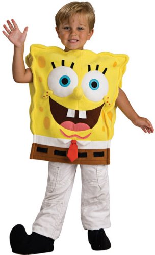 Child Spongebob Squarepants Costume (Size MD 8-10)