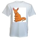 Cotton T-Shirt With kangaroo image