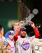 Jimmy Rollins Phillies w/World Series Trophy 8x10