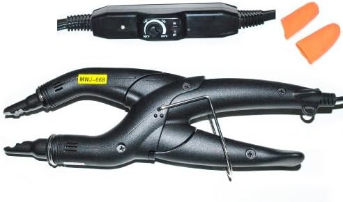 Black Hair Extension Heat Connector Iron Fusion Remy Pre Bonded Nail Tip Stick Tip Kit by Loof