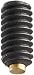 Alloy Steel Set Screw, Hex Socket Drive, Brass Tip, #8-32, 3/8" Length (Pack of 1) image 2