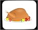 Turkey Platter 01 With Fruit And Vegitables Decorated Mouse Pad