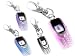 Cell Phone Replica Novelty FLAT Clip Pocket Key Chain Watch ~ YOU CHOOSE COLOR!