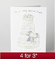 Dans Mouse Cake Wedding Card