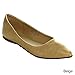 Bellamarie Angie-18 Women's Classic Pointy Toe Ballet Flat Shoes