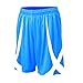 TOPTIE Youth Basketball Shorts, Viscose Knit BLACK-L