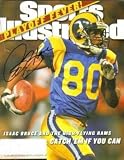 Isaac Bruce Autographed/Hand Signed St. Louis Rams Sports Illustrated Magazine