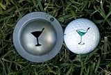 Tin Cup Martini Golf Ball Custom Marker Alignment Tool
