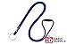 100 Royal Blue 1/8 Breakaway Lanyards w/Split Ring [2137-2022]