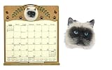2010 Wooden Refillable Calendar Holder-HIMALAYAN CAT