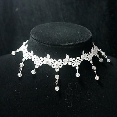 ANDP Handmade Elegant Classical White Pearl Chain Lolita Necklace