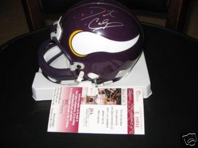 Dante Culpepper Vikings Jsa/coa Signed Mini Helmet - Autographed NFL Mini Helmets