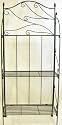 50" Black Wroght Iron 3 Tier Baker's Rack