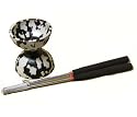 Mr Babache Medium Harlequin Diabolo Set Black/White