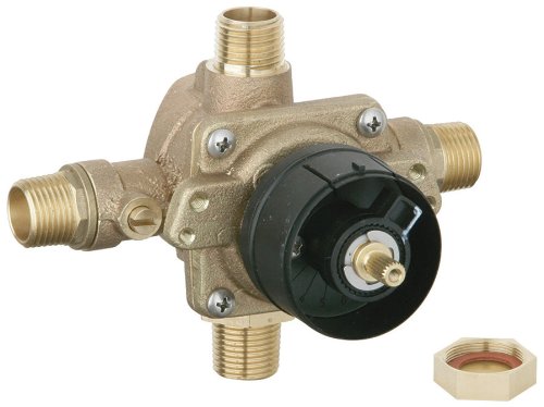 Grohe 35 015 000 Grohsafe Universal Pressure Balance Rough-In Valve with 1/2-Inch Universal Inlets and Outlet