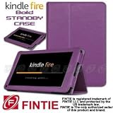 FINTIE(TM) (Purple) Leather Folio Case Cover for Amazon Kindle Fire Tablet With Stand