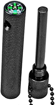 Mr Jacen Magnesium Alloy Emergency Fire Starter Blocks,Black