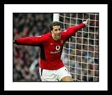 Ruud van Nistelrooy Manchester United - Goal Celebration - Framed 8x10 Photograph
