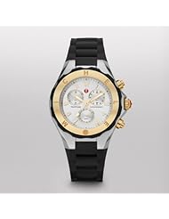MICHELE Womens MWW12F000057 Tahitian Jelly Bean Analog Display Analog Quartz Black Watch