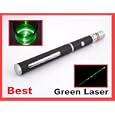 30mw Green Laser Black Dimple Finish with Double Bonus L.E.D. Flashlight and Optical Cloth