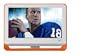Sony Bravia M-Series KDL-19M4000/D 19-Inch 720p LCD HDTV, White with Orange Accent