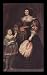 Anthony van Dyck (Portrait of Charlotte Butkens, mistress of Anoy, with her son) Framed Art Poster Print - 11 X 17