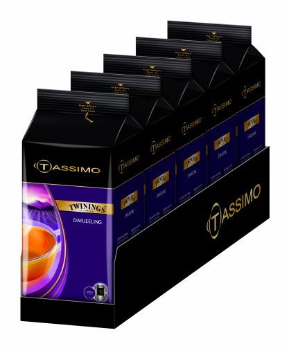 Tassimo 606656 Twinings Darjeeling, 5er Pack, 40 Portionen