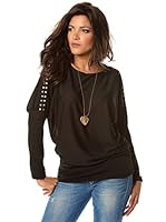 Bleu Marine Jersey Lou (Negro)