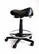 Saddle Stool, Hair Cutting Stool S115CB Crocodile Pattern
